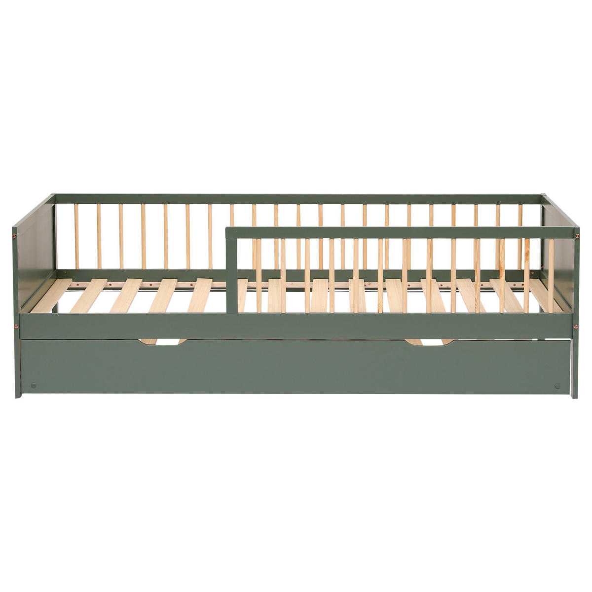 KINDERBETT Adam Grün 190/90 cm - Grün, Holz - Happy Garden