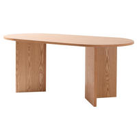 ESSTISCH Oval Braun 120 x 75 x 75 (cm) - Braun, Holz (90/180/74cm) - Nordlys