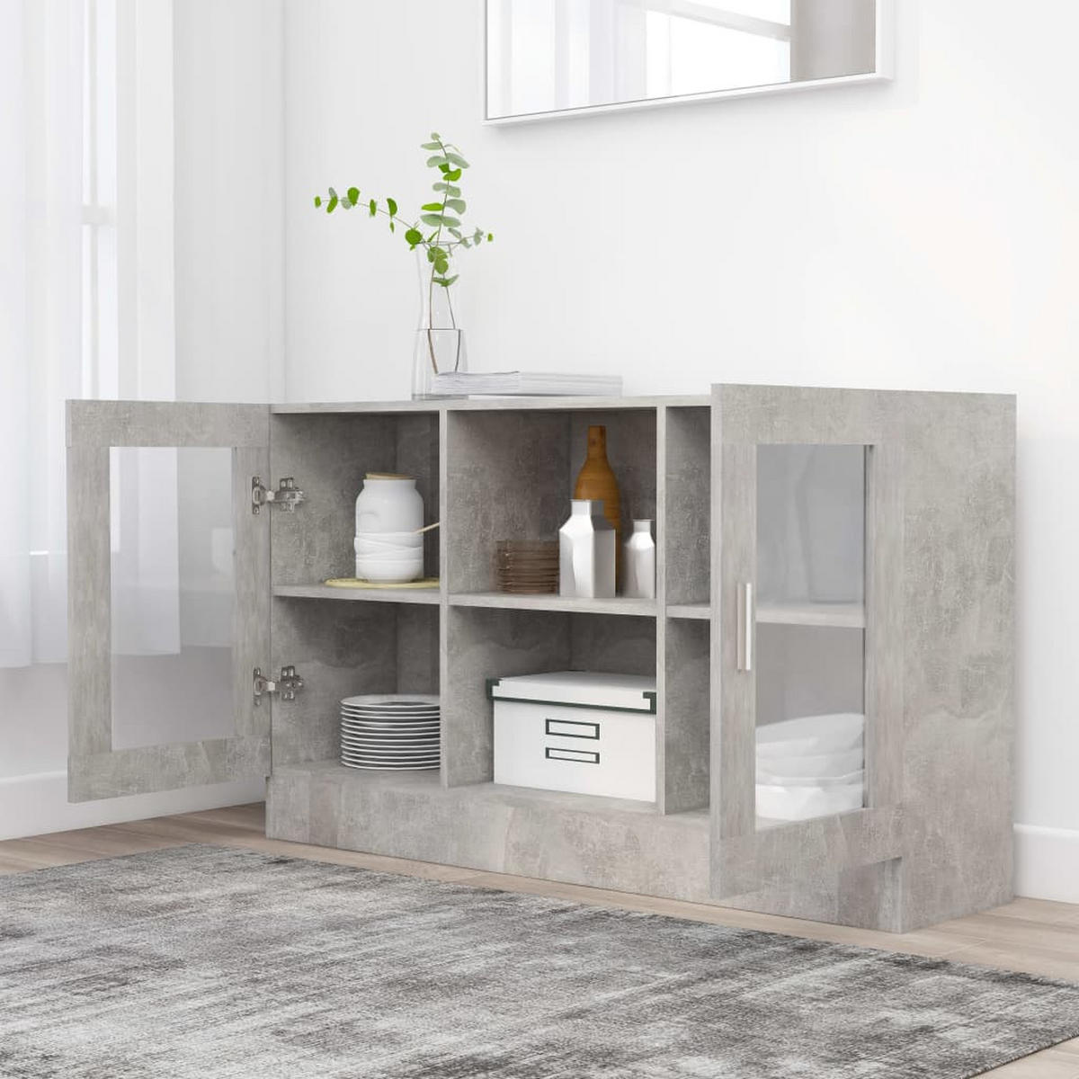 SIDEBOARD Ward 120/30.5/70 cm - Grau, Holzwerkstoff (120/70/30.5cm) - Nettlife
