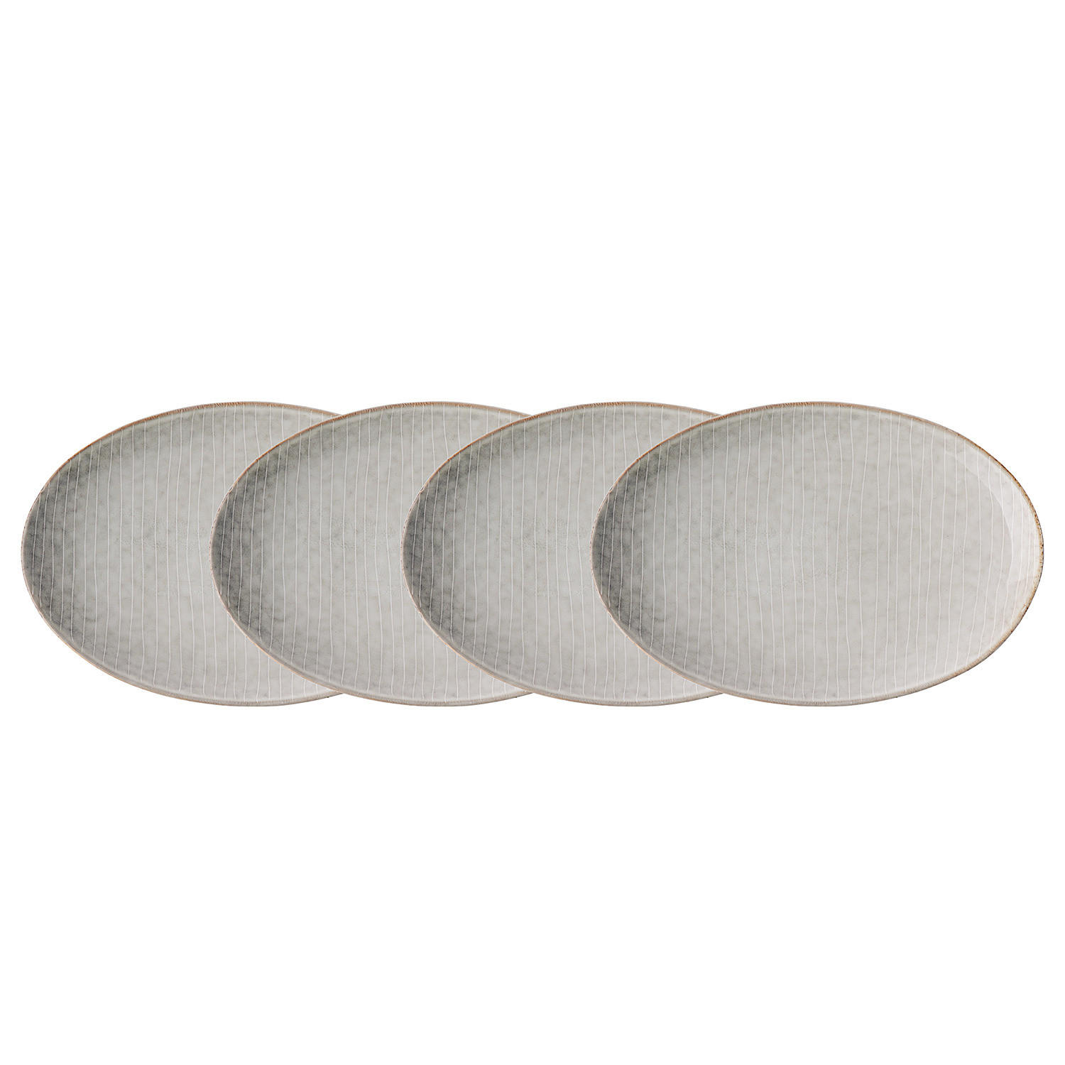 DINNERTELLER (4er Set) Henley - Grau, Keramik (30/209/2.8cm) - Butlers