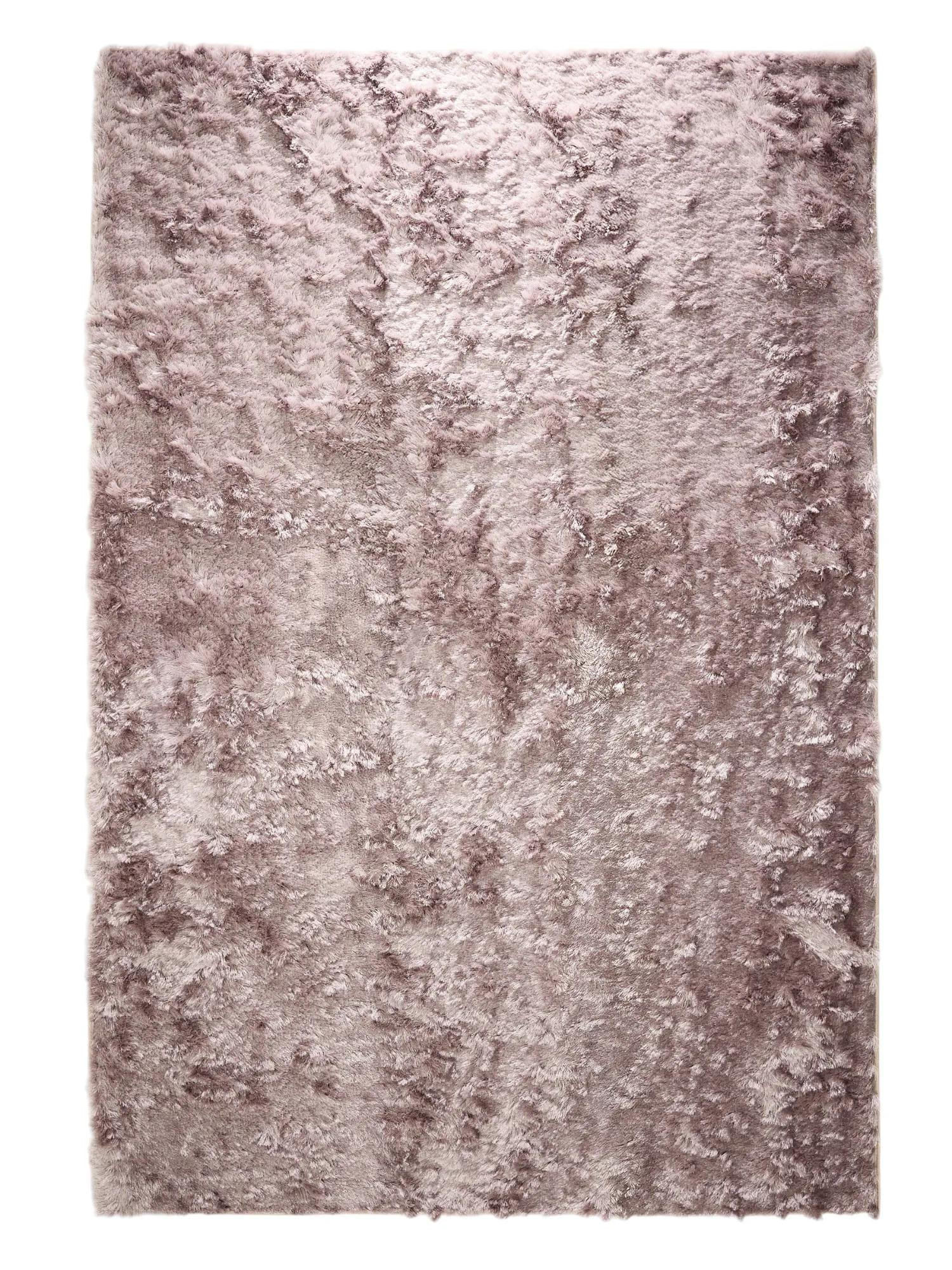benuta Hochflorteppich Rosa 140x200 cm