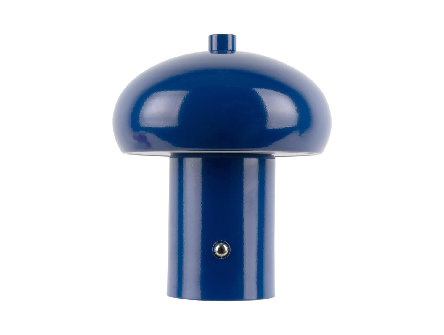 TISCHLAMPE Retro Seta Blau 12.5/12.5/15 cm - Blau, Metall (12.5/12.5/15cm) - Leitmotiv