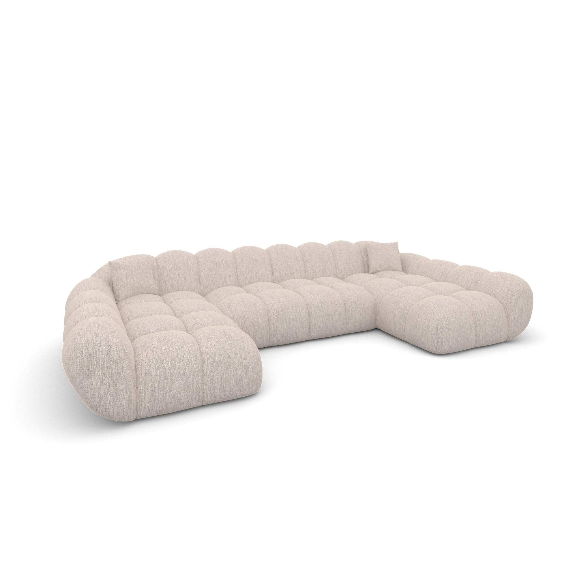 Varoyal Wohnlandschaft Beige 330x70x160 cm