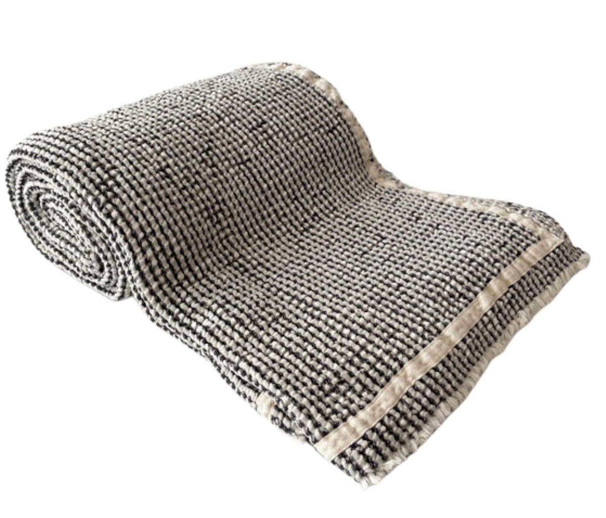 DECKE. 140x220 cm. Grau - Grau, Textil (140/220cm) - SOWL