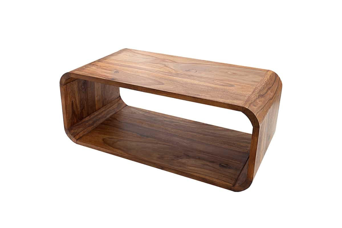 COUCHTISCH CUBUS Sheesham rechteckig Natur 100cm - Braun, Holz (50/100/40cm) - riess-ambiente