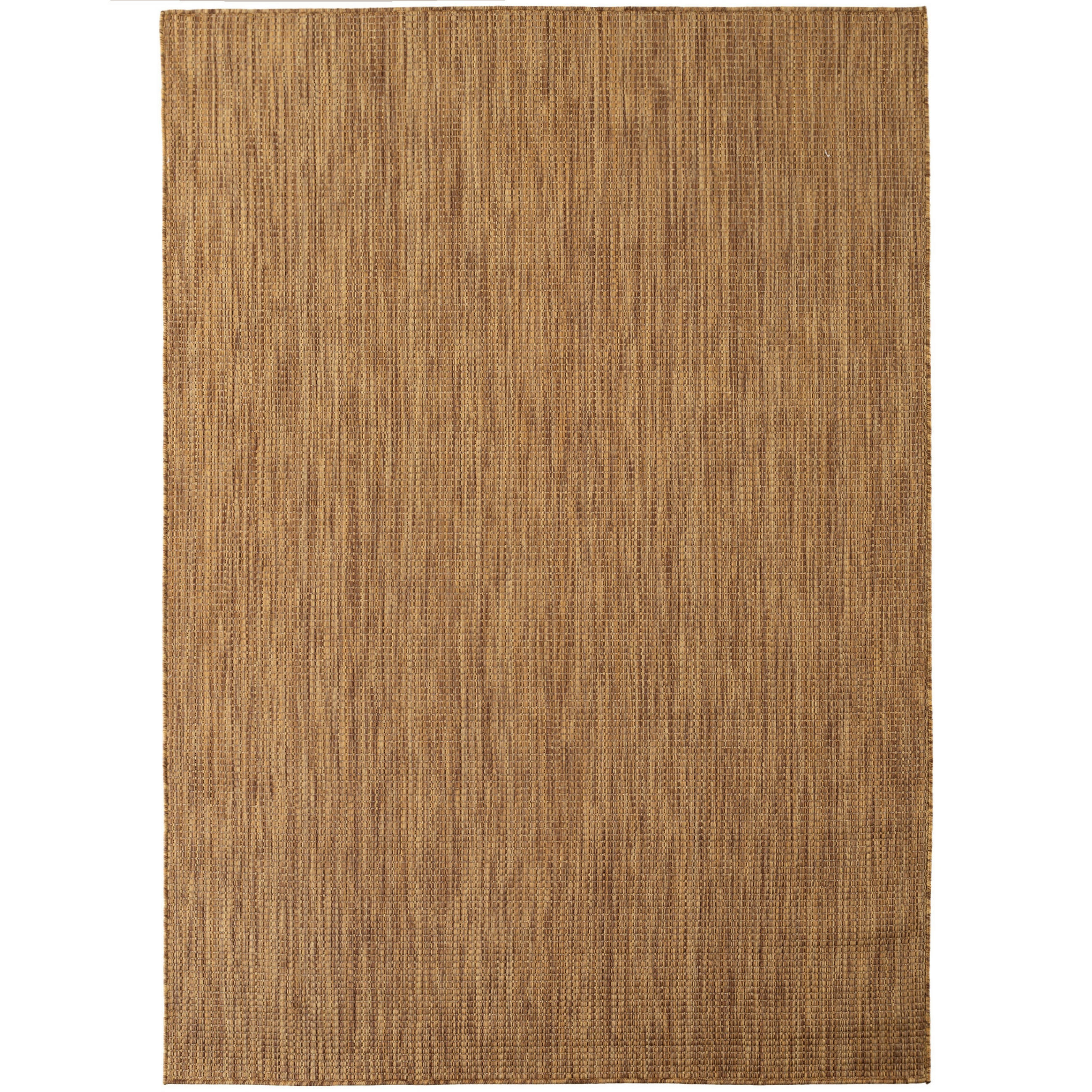TEPPICH Flachgewebe, Outdoor, Fußbodenheizung-geeignet, VIGOLENO in Ockerbraun, 280 x 370 cm - Braun, Textil (280/370cm) - KADIMA DESIGN