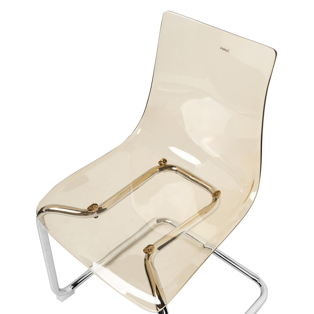 ESSZIMMERSTUHL 2ER SET Orange Marshall - Orange, Kunststoff (48/81/48cm) - Beliani