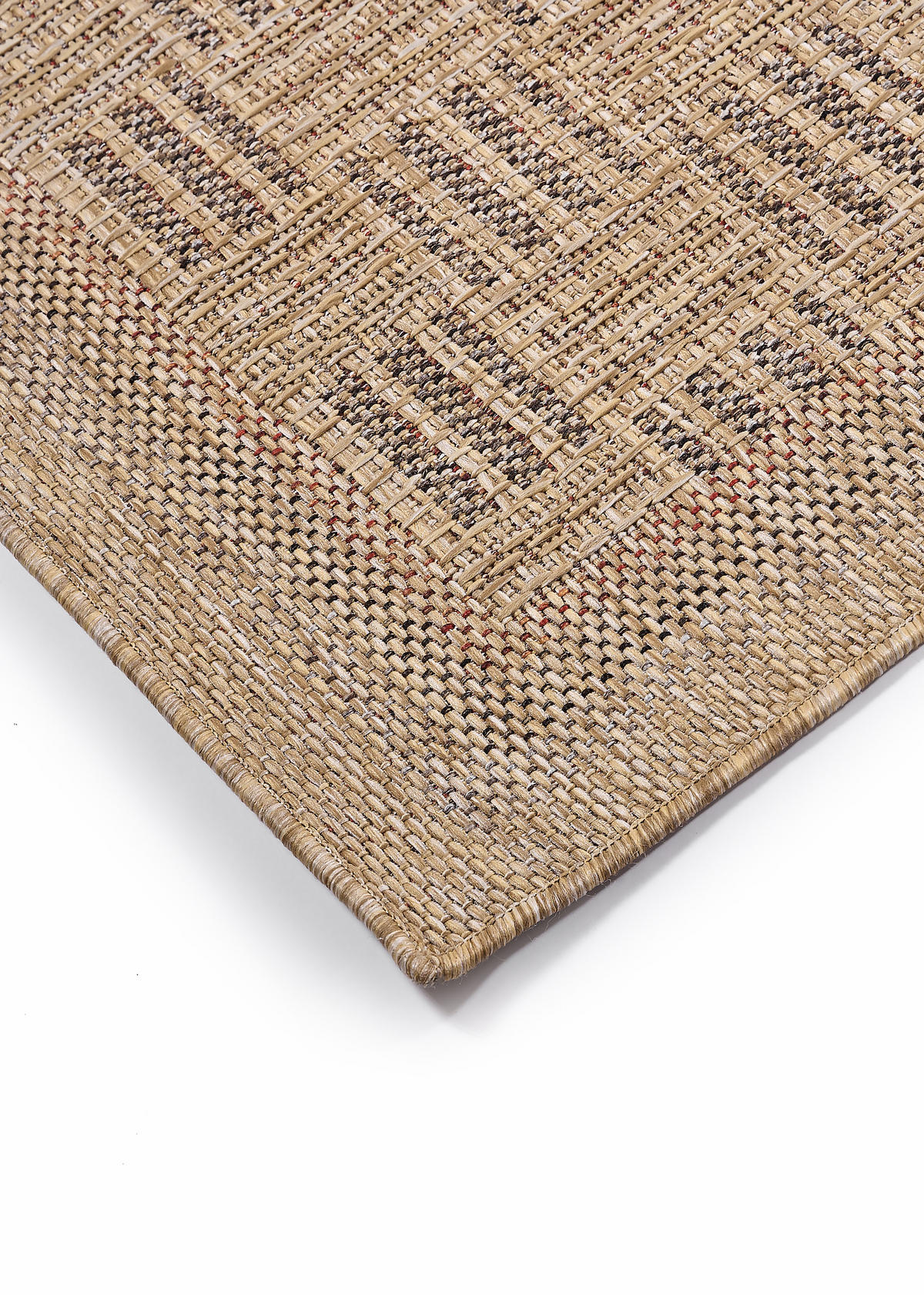 TEPPICH YUCANA Beige Outdoor Flachgewebe 120/170 cm - Beige, Textil (120/170cm) - Tapiso