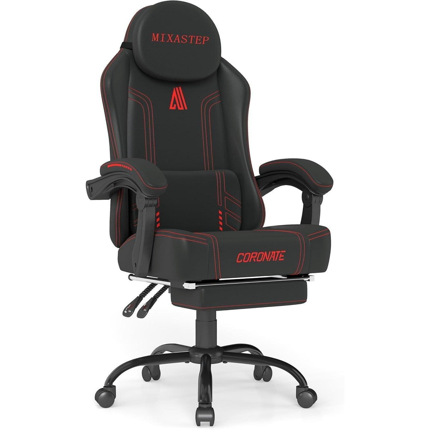 XXXLutz Gaming Schwarz 50x128x52 cm
