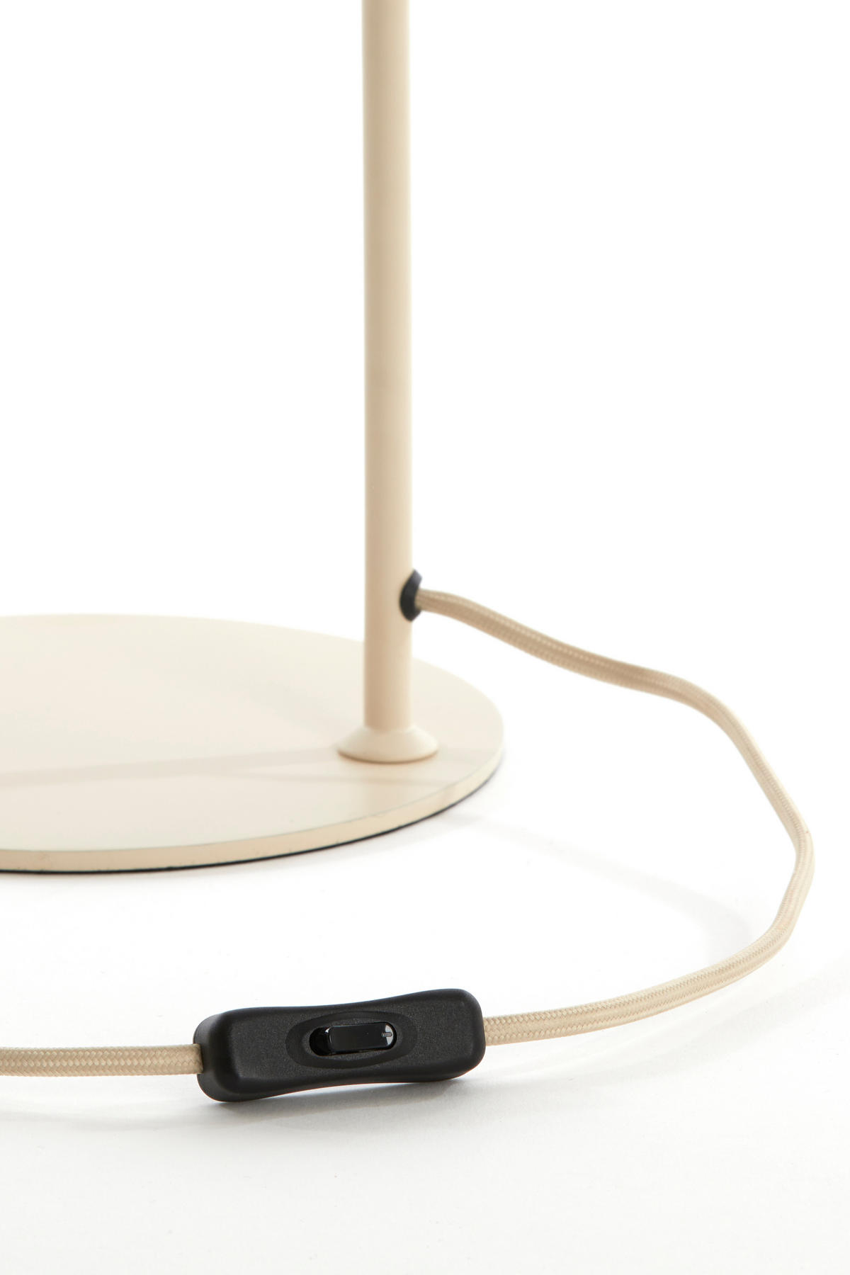 TISCHLAMPE Elati Braun Ø20/60,5 cm - Beige, Textil (20/20/60.5cm) - Light & Living