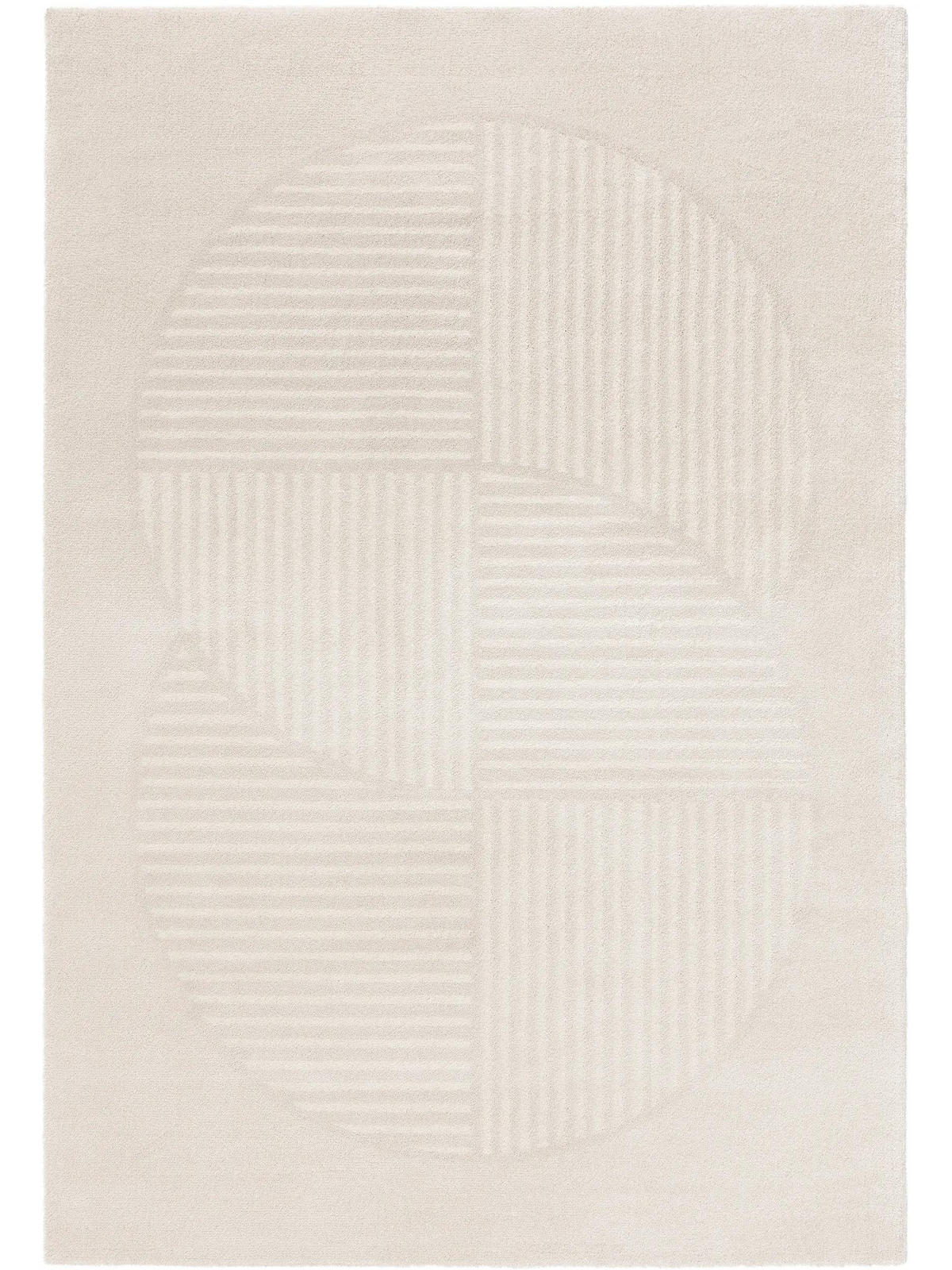 TEPPICH Tacoma Cream 120x170 cm - Creme, Kunststoff/Textil (120/170cm) - benuta Nest