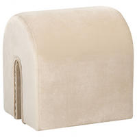 POUF Modoc 42/35/42 cm - Beige, Textil (35/42/42cm) - Beliani