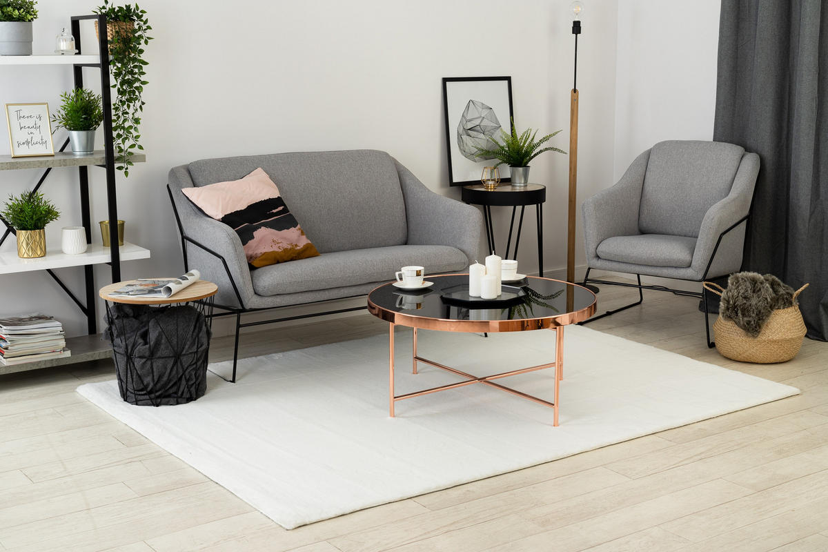 TEPPICH Bunny 120/170 cm - Weiß, Textil (120/170cm) - rugsX