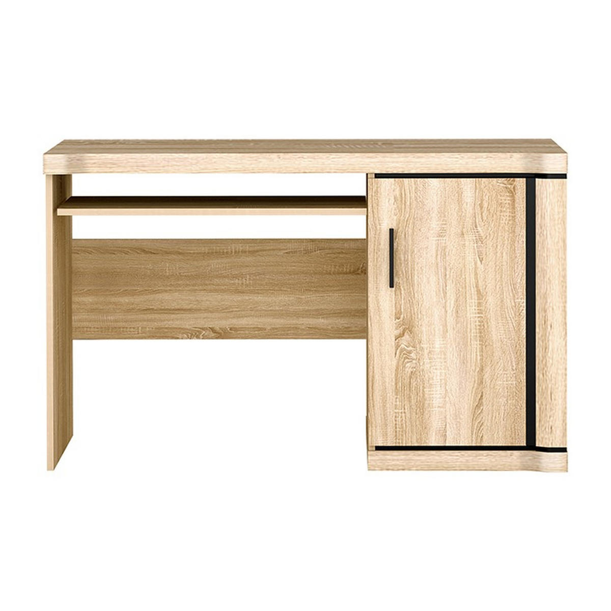 SCHREIBTISCH Dallas D-13 126 x 61 x 77 cm Eiche Sonoma - Sonoma Eiche, Holzwerkstoff/Kunststoff (61/126/77cm) - Koseto