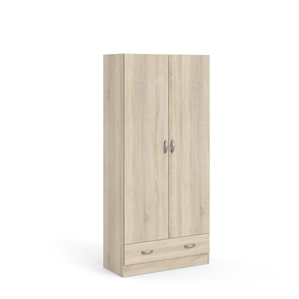 GARDEROBENSCHRANK Eiche Dekor - Eiche Wotan, Holzwerkstoff (80/171/36cm) - ebuy24