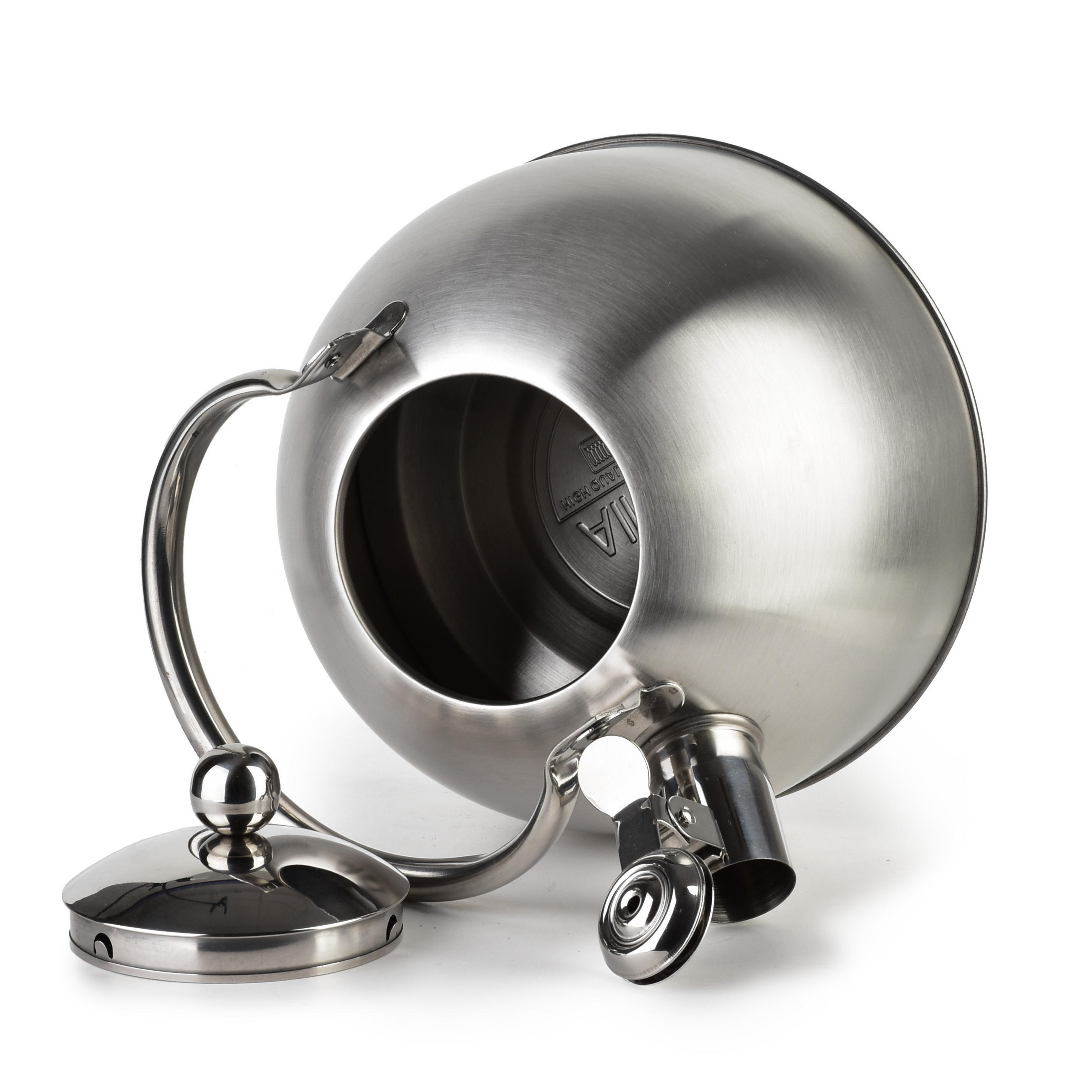 WASSERKESSEL Liam Silber 19.5/19.5/19 cm Metall - Silberfarben, Metall (19.5cm) - Mondex