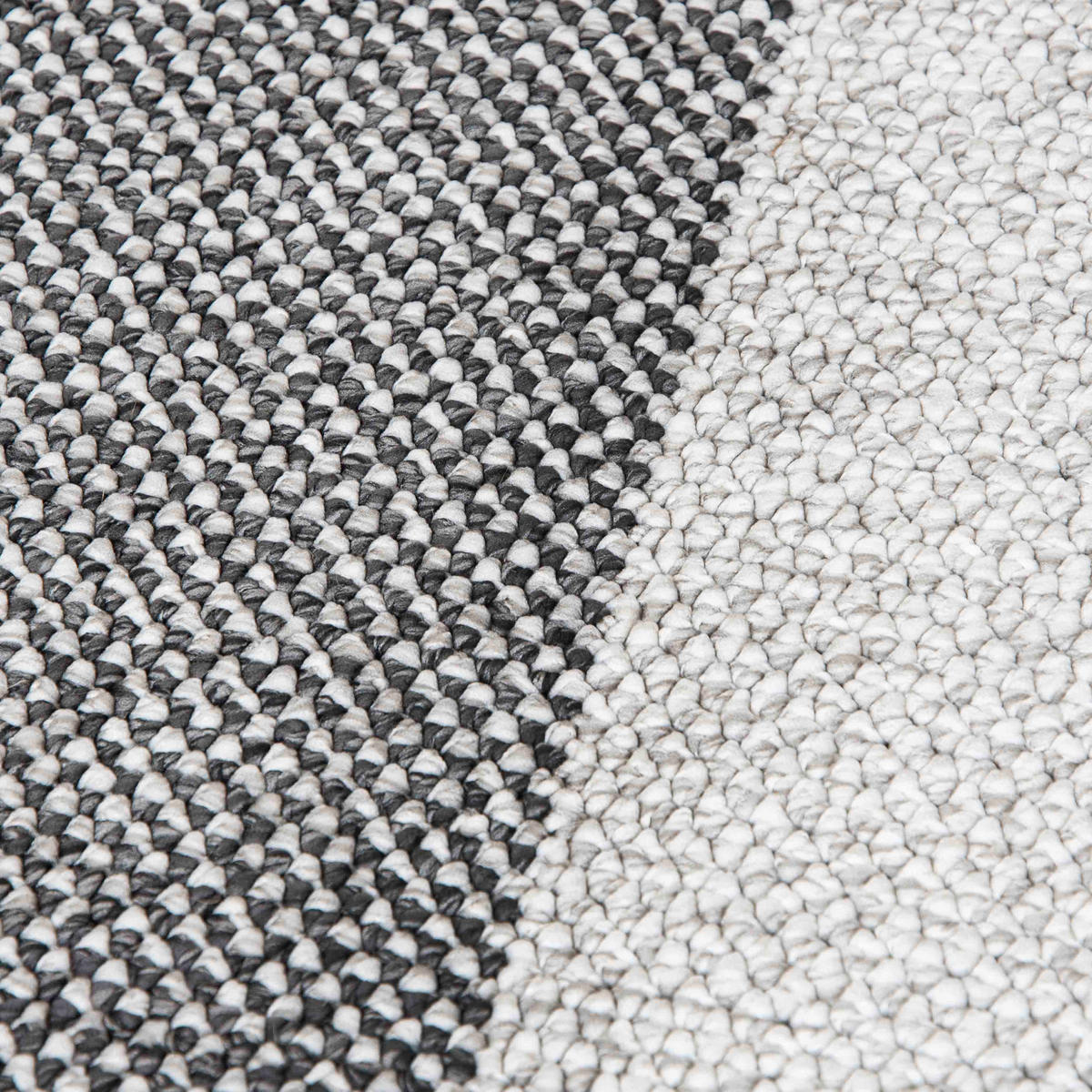 TEPPICH Lora PE13A Mazovia 80x150cm Anthrazit Grau Gestreift Kurzflor - Anthrazit, Textil (80/150cm) - Mazovia