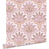 TAPETE orientalisches Barockmotiv 50 x 900 cm - Lila, Papier (50/900cm) - ESTAhome