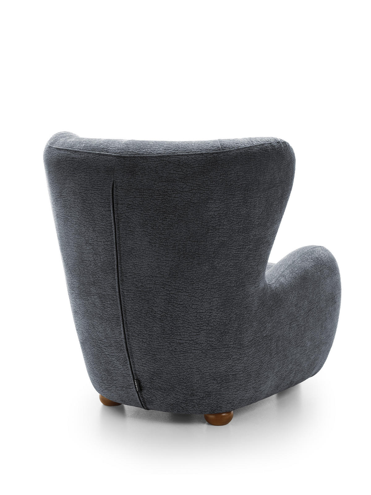 SESSEL MIST, Polstersessel Klassisch Loungesessel, Chenille-Stoff Grau - Grau, Holz/Holzwerkstoff (88/91/100cm) - MASSENO