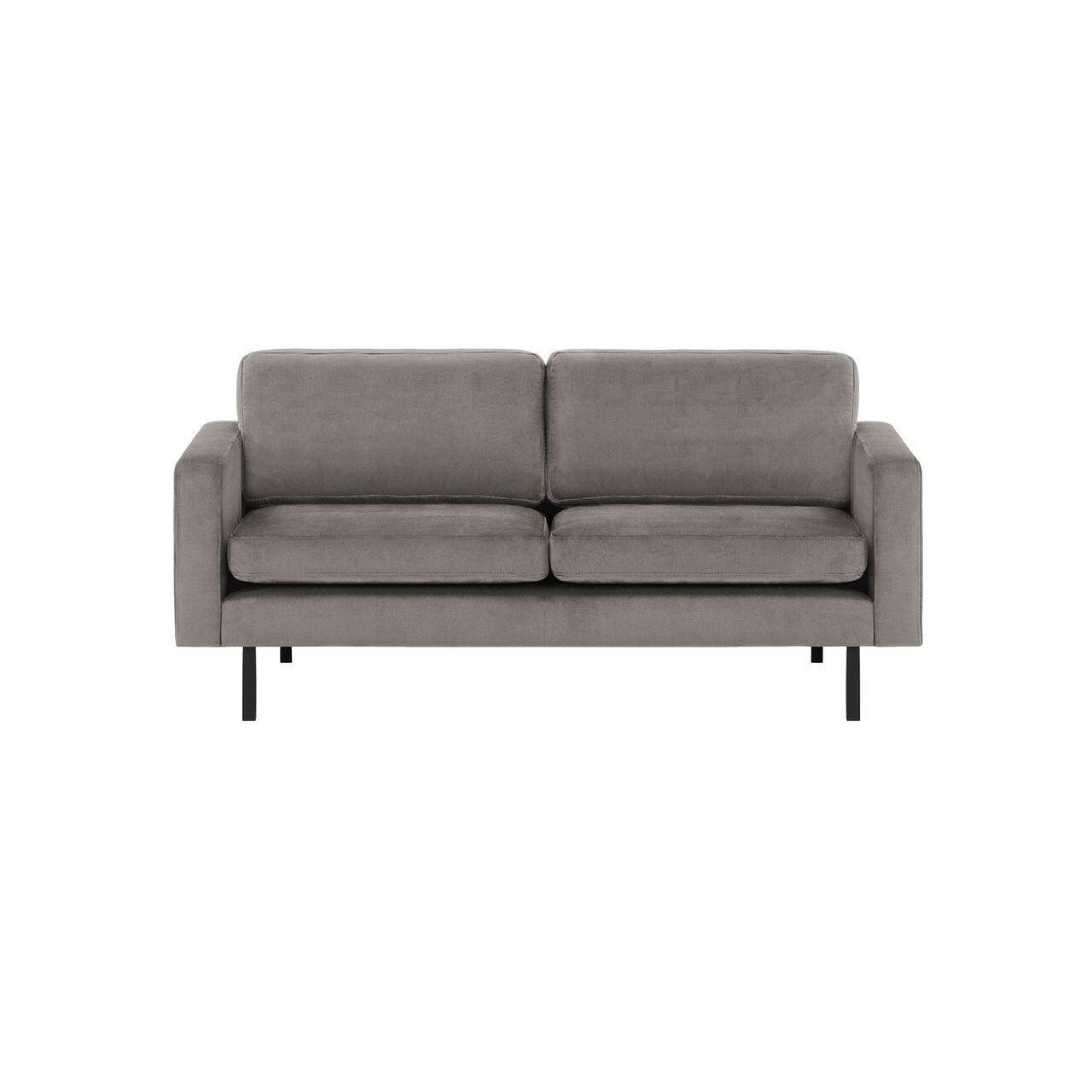 2,5-PERSONEN-SOFA Lioni-Kronos 15 - Graubraun, Holz/Textil (182/84/94cm)