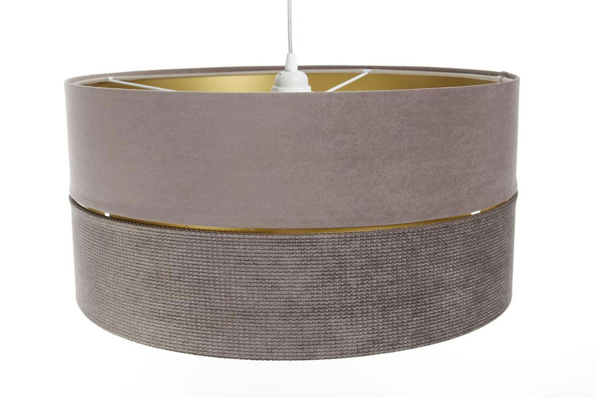 HÄNGELEUCHTE Gold 60/30 cm - Goldfarben/Braun, Kunststoff (60/1/30cm) - ONZENO
