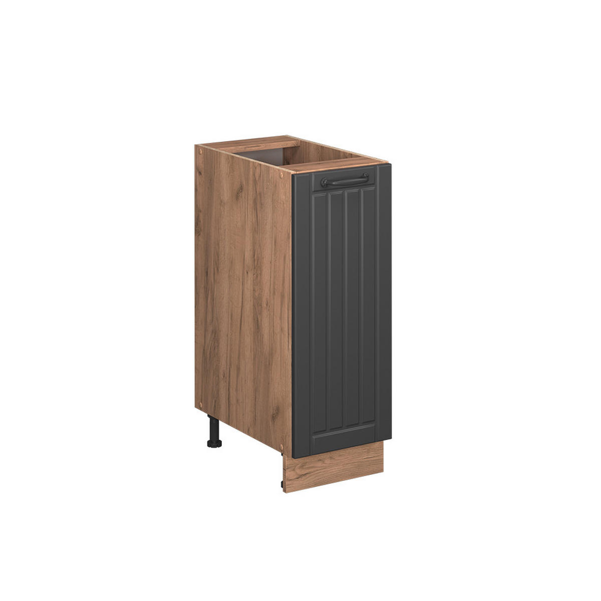 Honigeiche/Dunkelgrau, Holzwerkstoff (30/82/60cm) - Vicco