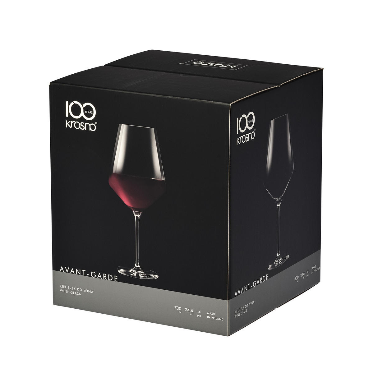 ROTWEINGLÄSER, 4er-Set, 730 ml - Transparent, Glas (0.73L) - Krosno Glass