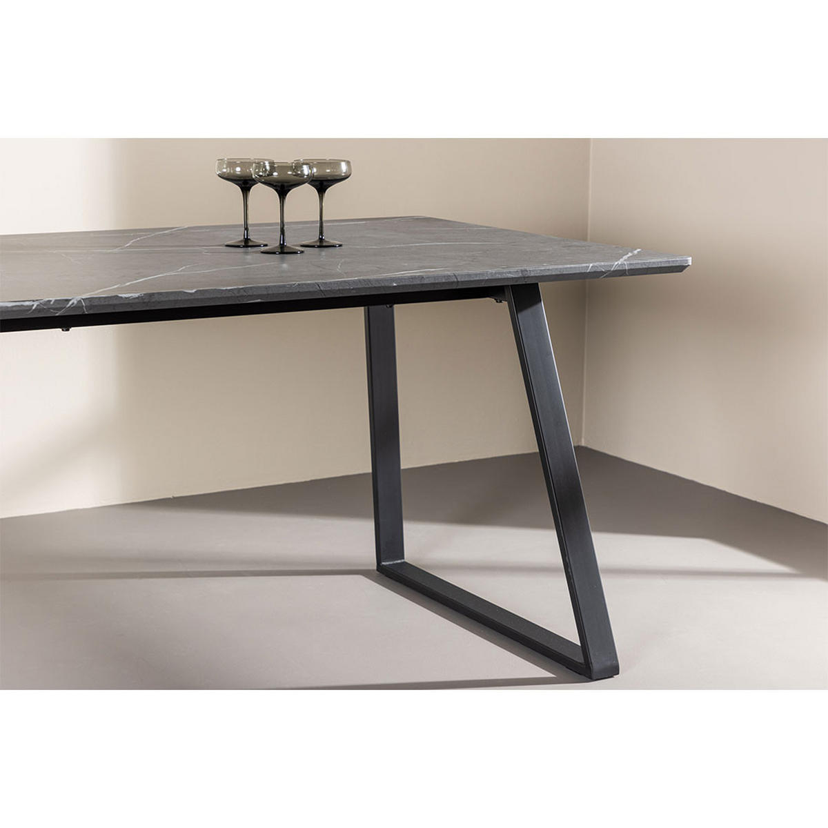 ESSTISCH dunkelgrau - Grau, Holzwerkstoff (90/200/75cm) - ebuy24