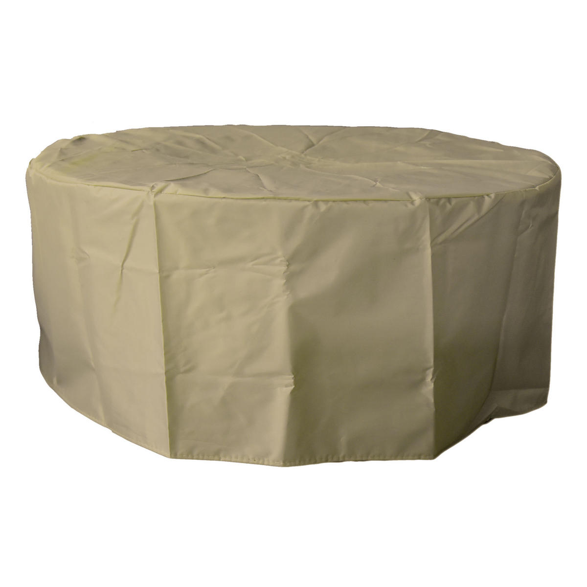 FEUERTISCH York Gasfeuerstelle aus GF-Beton - 2-tlg. Set inkl. Gasflaschen-Abdeckung - Schwarz, Naturmaterialien (68/36/68cm) - Elementi