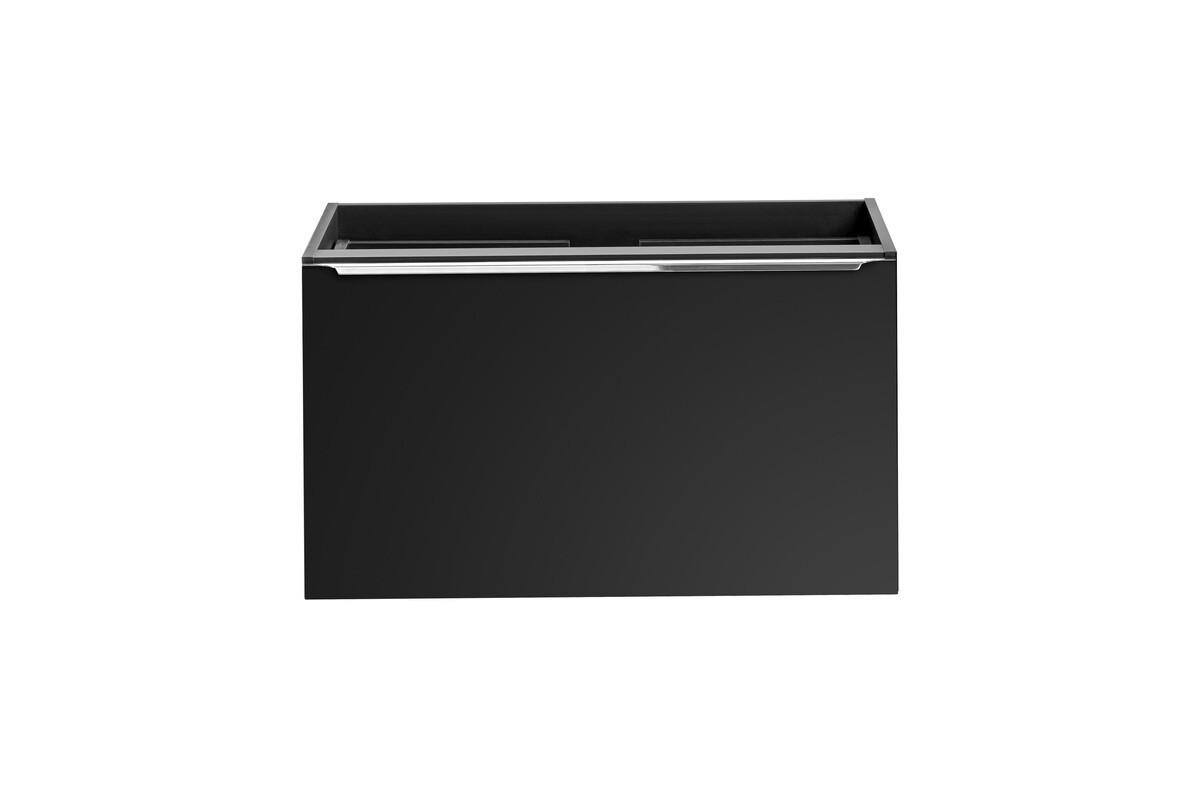 WASCHTISCHKOMBI 5 Teile - Santa Fe Black S BM181 in Schwarz / Matt - Schwarz, Holz (160/46/46cm)