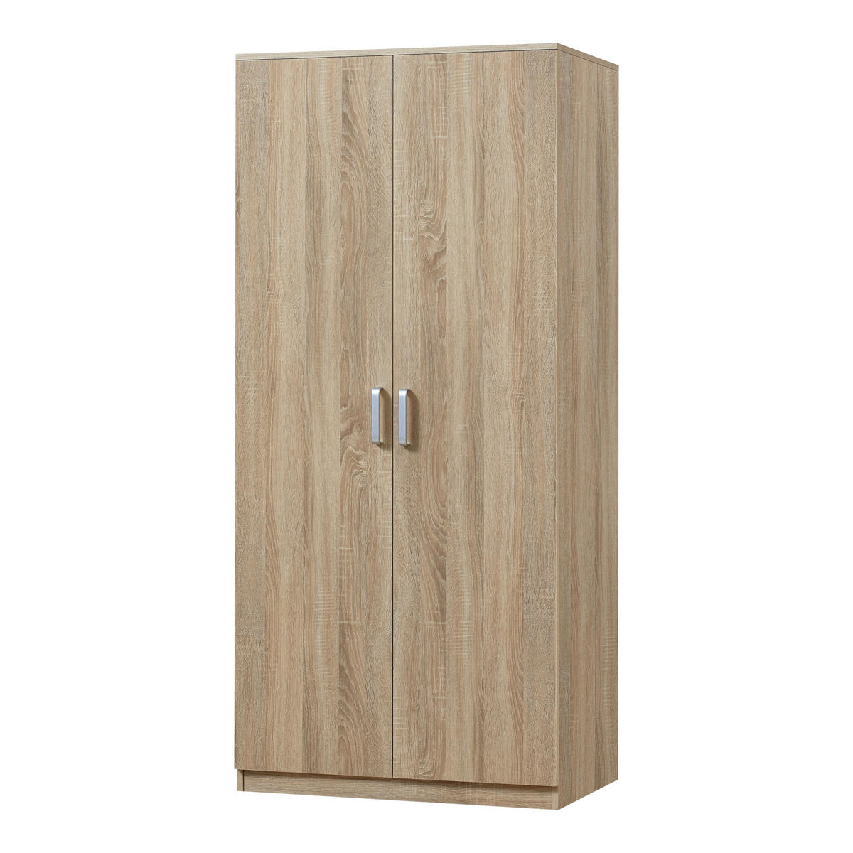 KLEIDERSCHRANK Bodolz - Sonoma Eiche, Holzwerkstoff (80/176/52cm) - [en.casa]