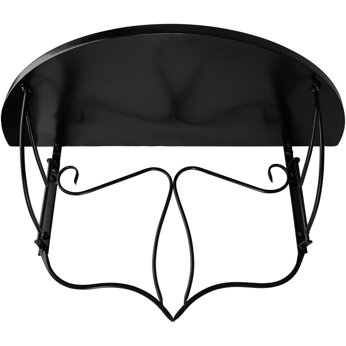 BALKONTISCH , 75 x 65 x 62 cm, terracotta - Terracotta, Metall (75/65/62cm) - tectake