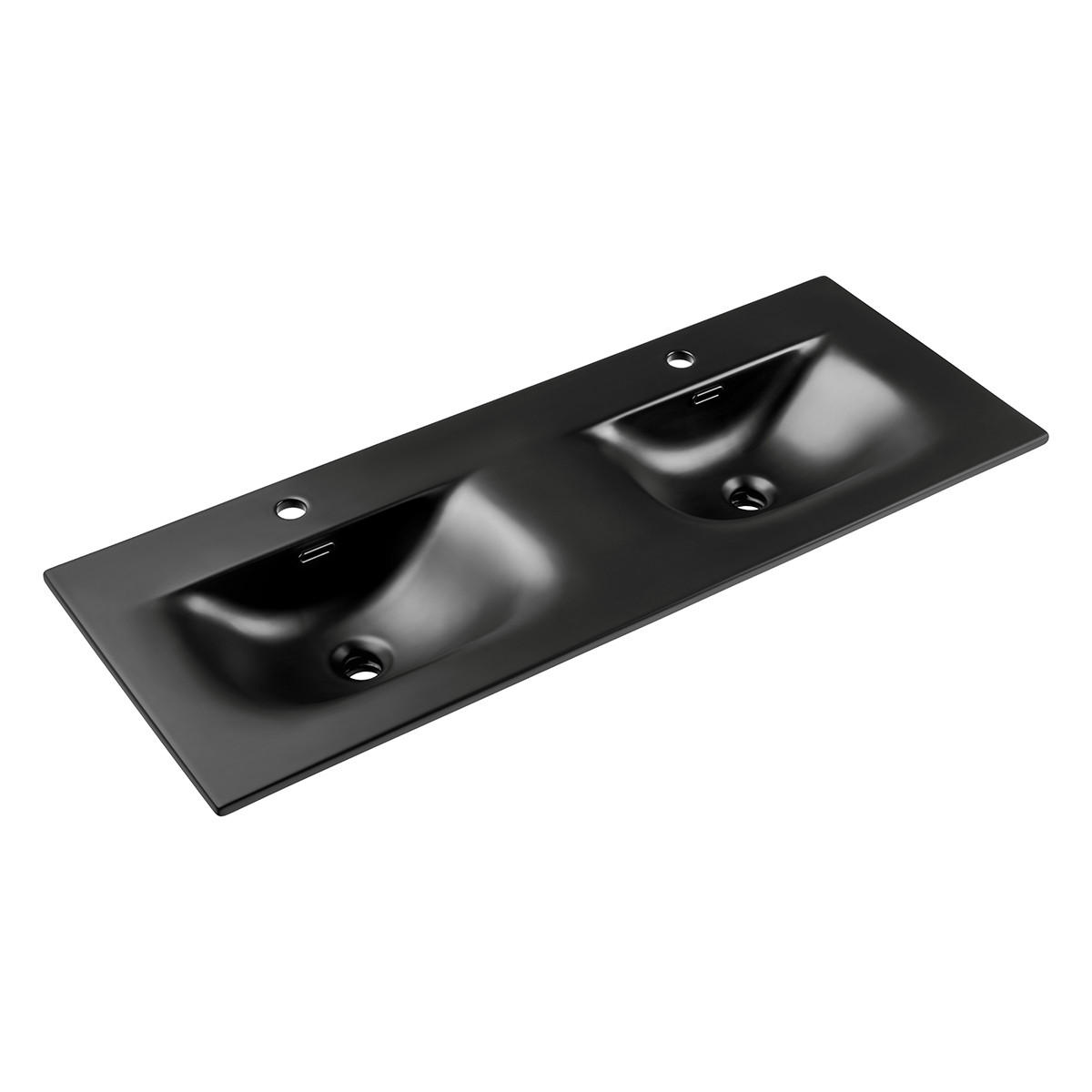 DOPPELWASCHTISCH 121cm Elias Holz - Braun, Holzwerkstoff (121/50/46cm) - Petits-meubles