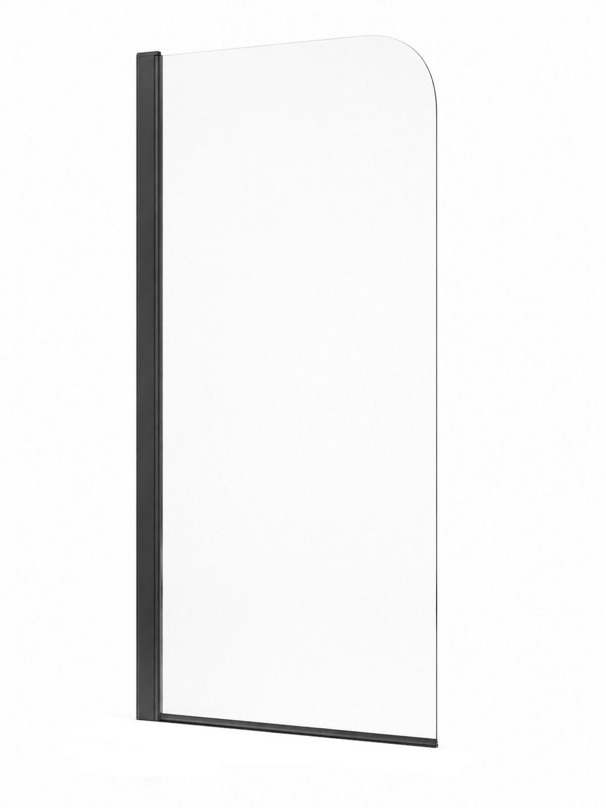 PARAVAN ZA KADU Torino 1 Teil cm crna - 60 x 140 cm - crna, staklo (60/140cm) - Badplaats