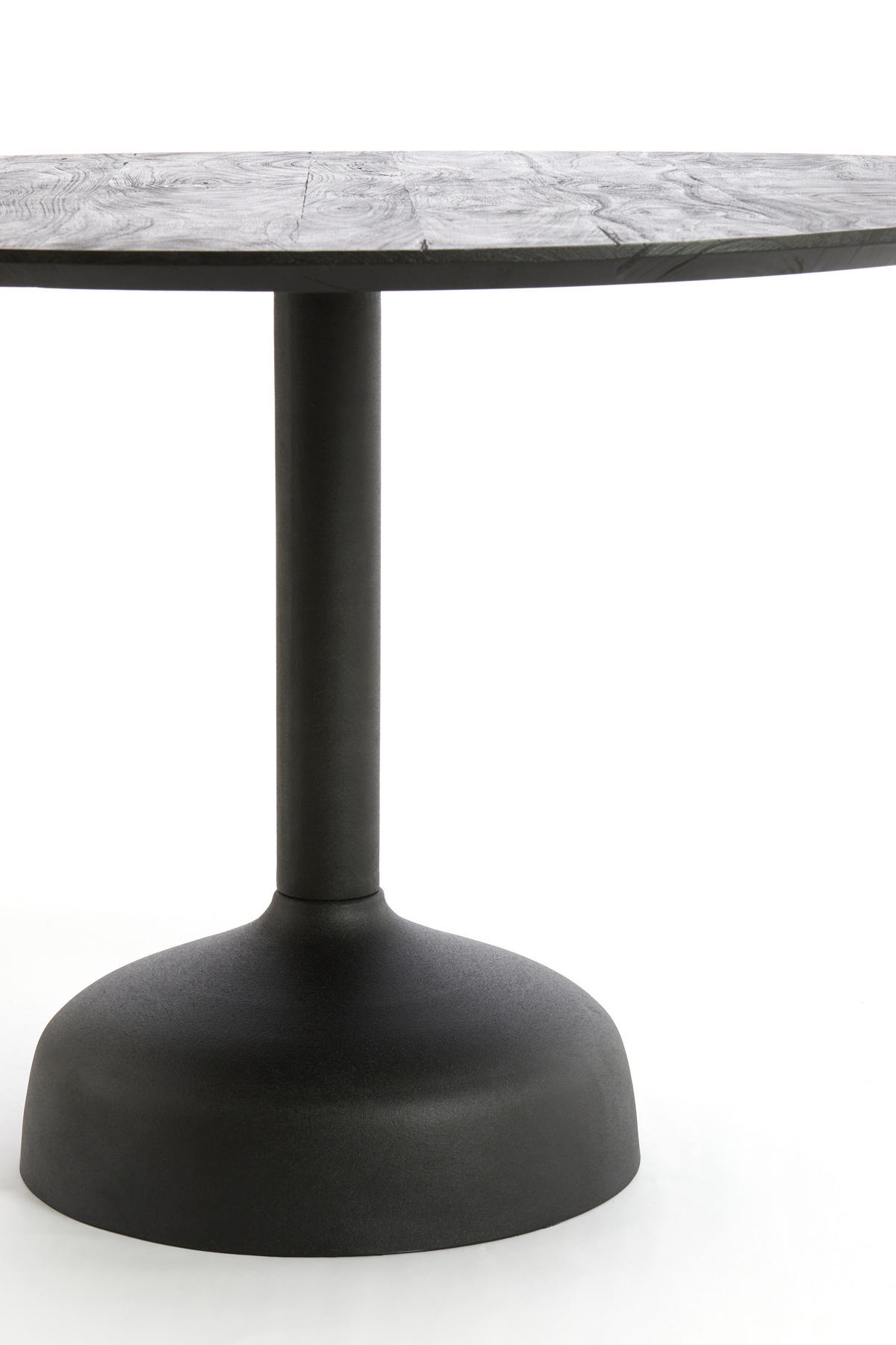 ESSTISCH Tunja Schwarz 120/120/76 cm - Schwarz, Metall (120/120/76cm) - Light & Living