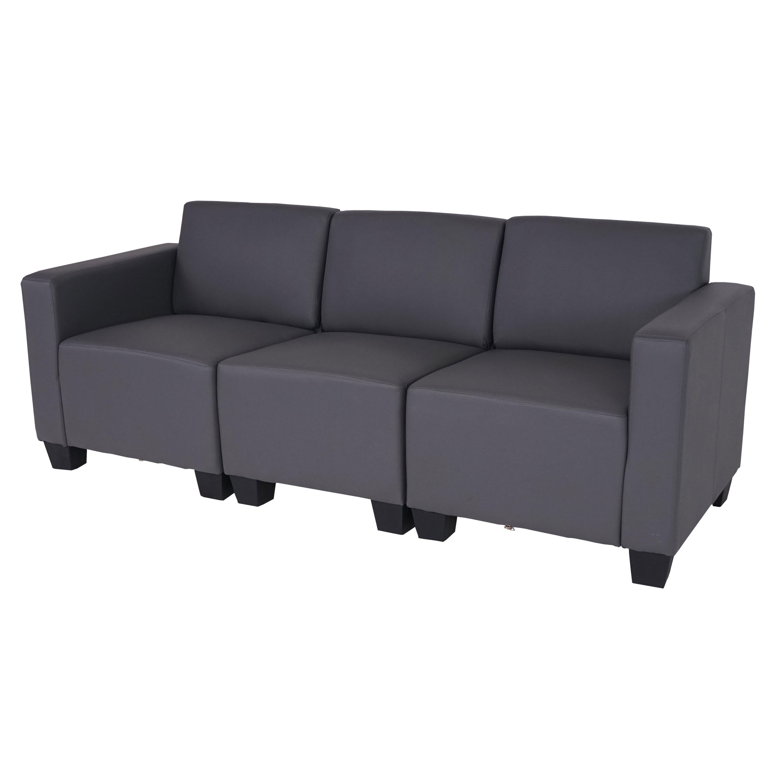 3-SITZER SOFA Grau - Grau, Textil (193/76/72cm) - MCW
