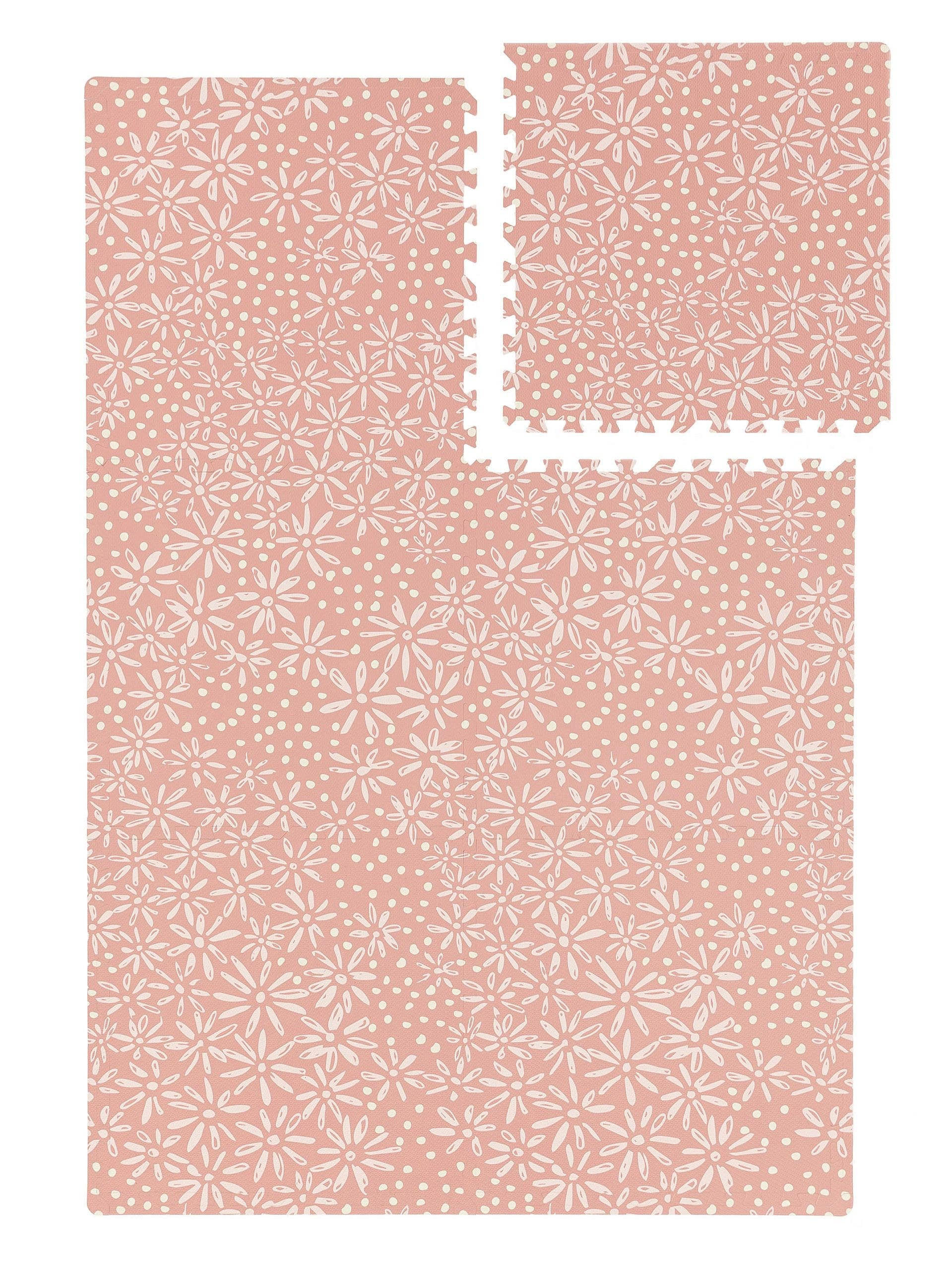 SPIELMATTE Daisy Rosa 120x180 cm - Rosa, Textil (120/180cm) - Lytte