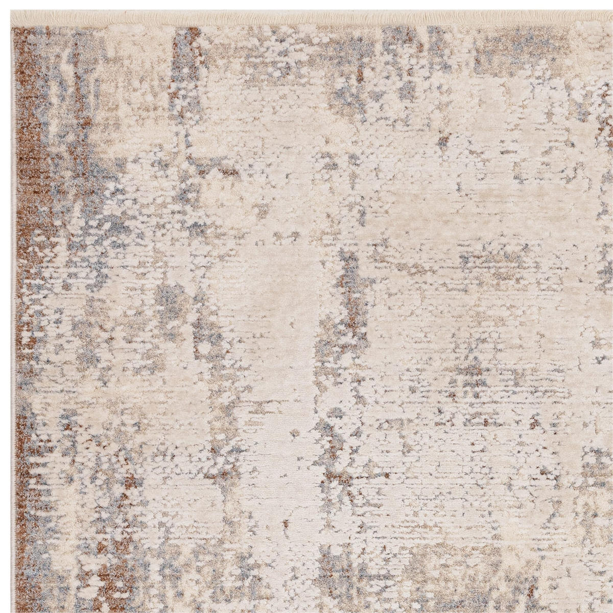 TEPPICH Velours abstrakt flauschig pflegeleicht Naturtöne SIENA-Arbia, Beige 160x240 cm - Beige, Textil (160/240cm) - KADIMA DESIGN