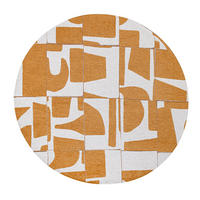 TEPPICH Curry Craft 140/140 cm - Gelb, Textil (140/140cm) - Louis De Poortere