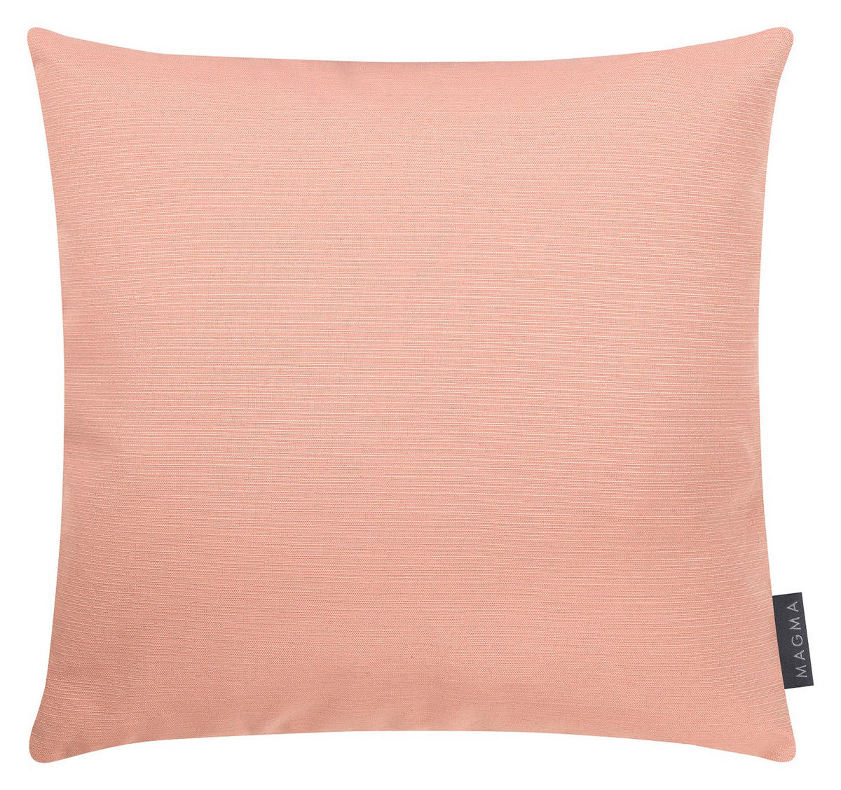 KISSENHÜLLE 2er Set Fino uni 50/50 cm - Dunkelrosa, Textil (50/50cm) - Magma Heimtexx