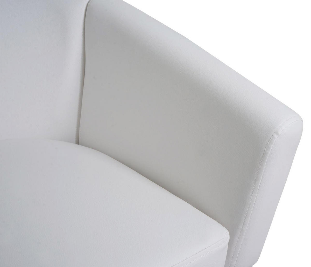 LOUNGE-SESSEL Weiß - Weiß, Textil (72/72/60cm) - MCW