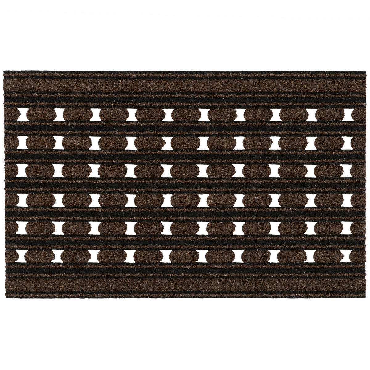 FUSSMATTE SAUBERLAUF CASA BASIC - Braun, Textil (40/60cm) - Pergamon