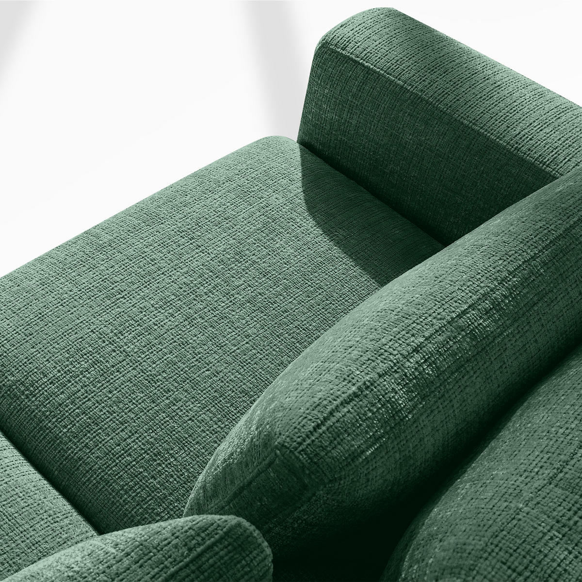 ECKSOFA XL rechts VERUS - Grün, Holz/Holzwerkstoff (377/328cm) - KONSIMO®