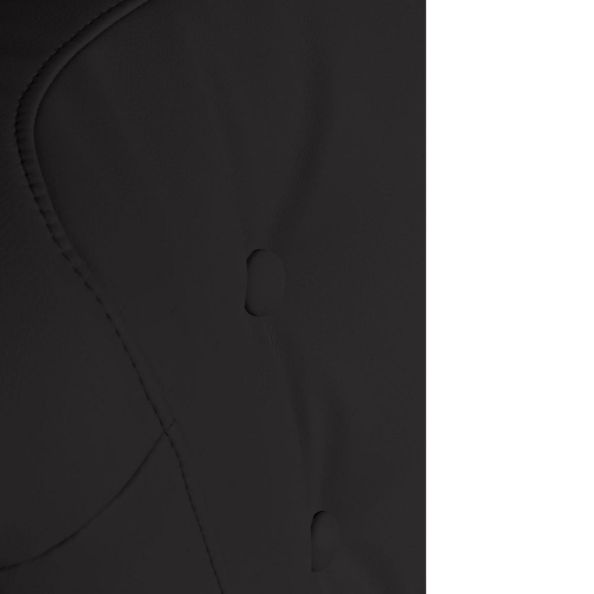 SESSEL Kassi Bezug Kunstleder Buche natur / schwarz - Schwarz, Kunststoff (69/80/68cm) - 58aufmkessel