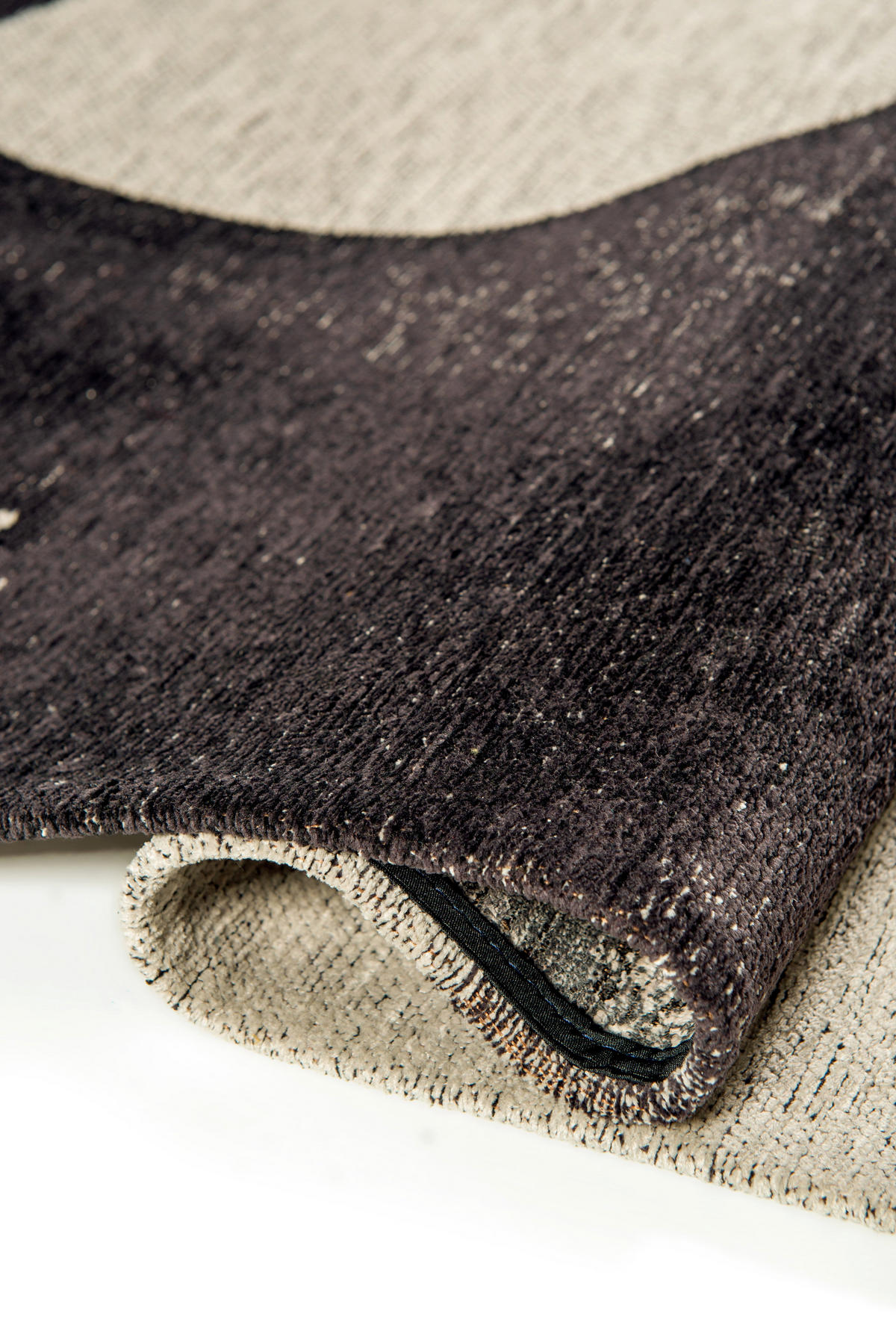 TEPPICH modern Flachgewebe YOYO Schwarz 240 x 340 cm - Schwarz, Textil (240/340cm) - Novatrend