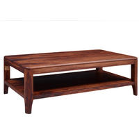 COUCHTISCH Sheesham 120x70x40 walnuss geölt BROOKLYN #11 - Dunkelbraun, Holz (120/70/40cm) - Massivmoebel24
