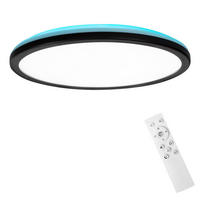 LED-DECKENLEUCHTE Lynch 30/30/2.7cm - Schwarz, Kunststoff (30/30/2.7cm) - Nettlife