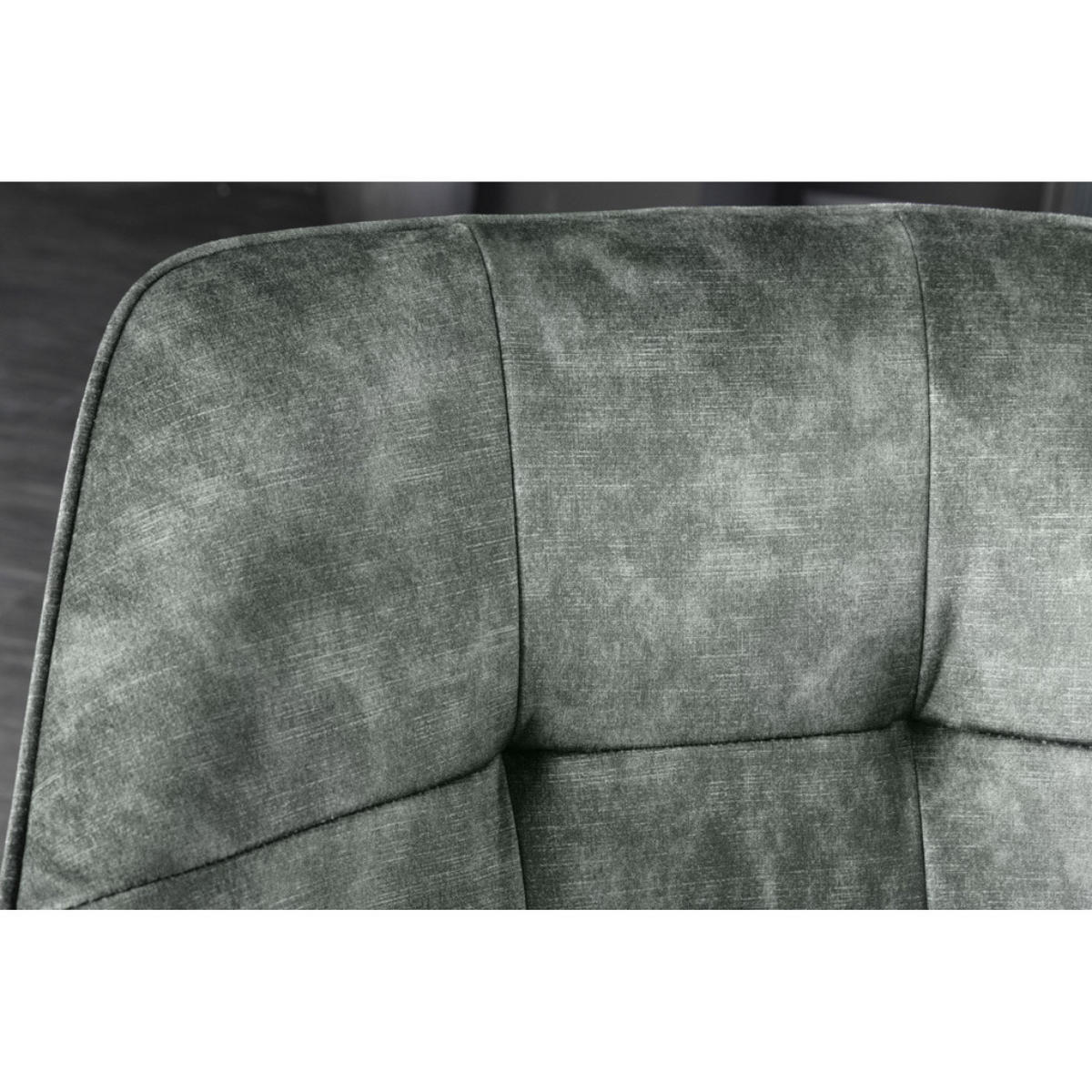 STUHL LOFT Samt Grün - Grün, Textil (60/83/61cm) - riess-ambiente