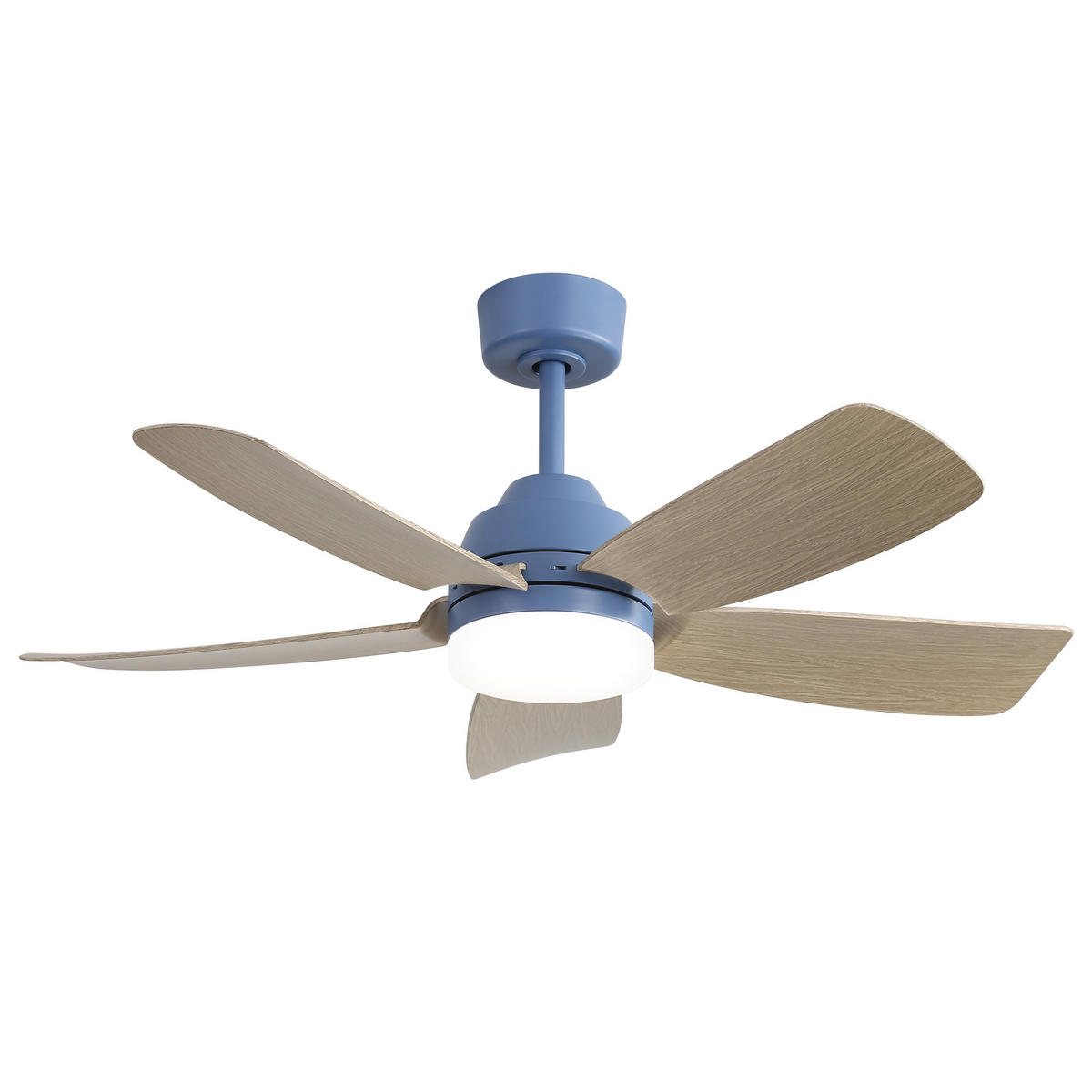 DECKENVENTILATOR 42Zoll LED Licht 22W Fernbedienung ABS Flügel - Blau, Kunststoff (106.6/106.6/46.5cm) - CASIVA