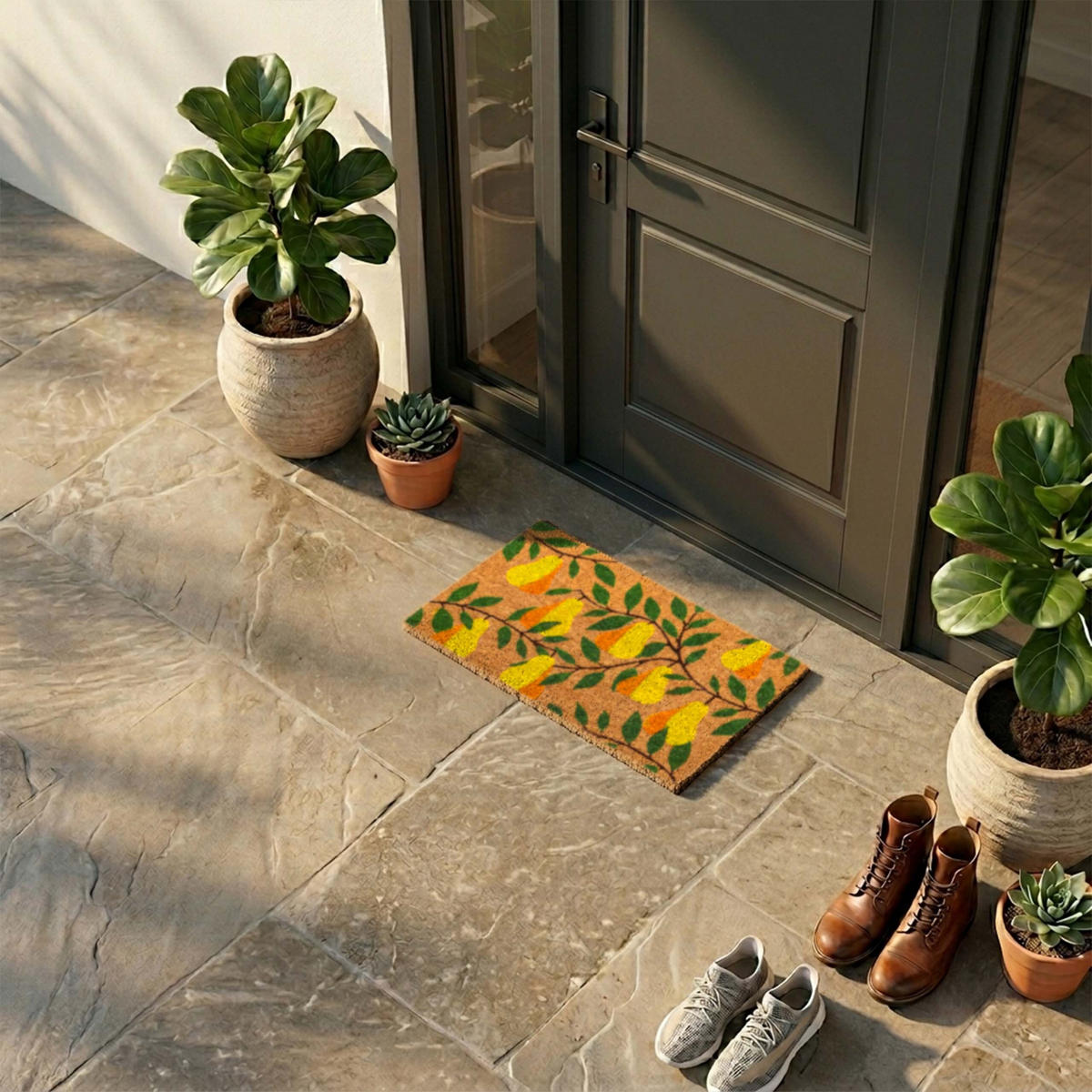 ROHOŽ - viacfarebná, textil/plast (60/40cm) - Relaxdays